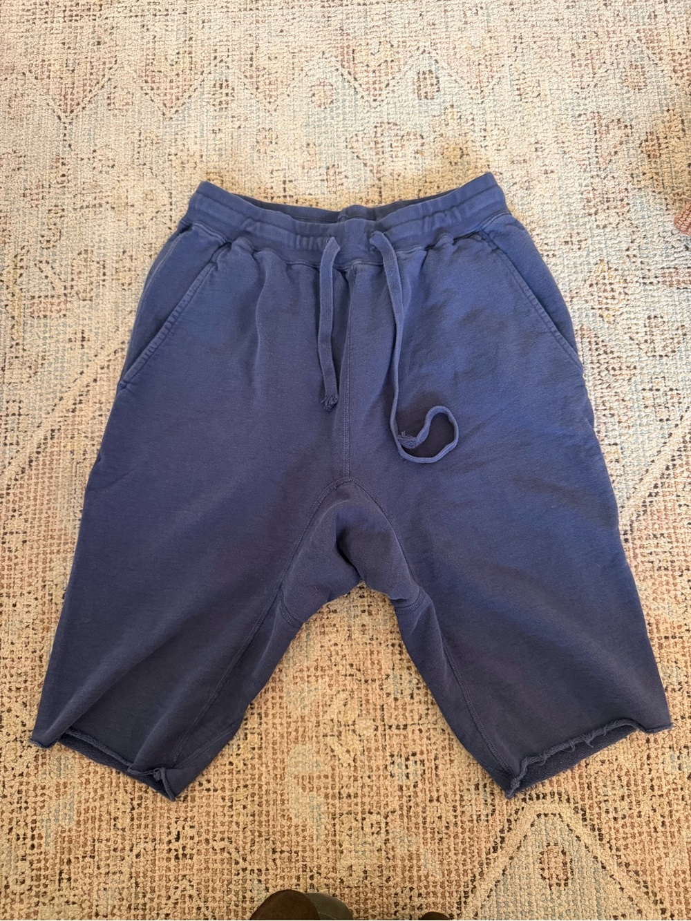 TKEES Navy Blue Women's Casual Drawstring Shorts